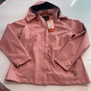NWT OTU Pink Windbreaker Jacket Size Large New